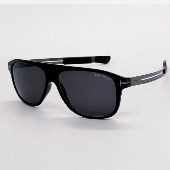 New Tom Ford Todd TF880 01A Unisex Aviator Sunglasses Black FT0880 - Picture 1 of 16